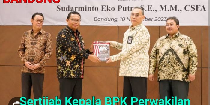 Tri Adhianto Hadiri Setijab Kepala BPK Perwakilan Provinsi Jawa Barat