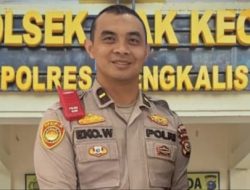 Kapolsek Siak Kecil Bantah Isu Keterlibatan Oknum TNI-Polri dalam Backup Ilegal Logging