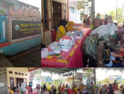 Antusias Warga Pekon Teba Ramaikan Kegiatan Posyandu Balita dan Lansia