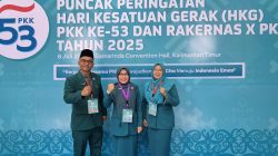 Ketua TP PKK Kabupaten Siak Hadiri Rapat Kerja Nasional X PKK Tahun 2025 di Samarinda