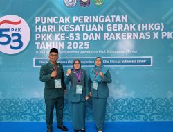 Ketua TP PKK Kabupaten Siak Hadiri Rapat Kerja Nasional X PKK Tahun 2025 di Samarinda
