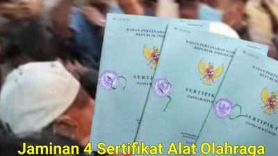 Empat Sertifikat Jaminan Kerugian Negara Proyek Alat Olahraga Ternyata Belum Lunas