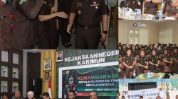Kajati Kepri Kunker ke Kejari Karimun, Lakukan Monev dan Supervisi Kinerja Pelayanan dan Penegakan Hukum.