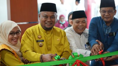 Wakil Bupati Syamsurizal Resmikan Layanan Gadai Emas BRK Syariah di Lubuk Dalam