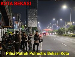 Polres Metro Bekasi Kota Gencarkan Patroli di Titik Rawan, Bubarkan Aksi Balap Liar