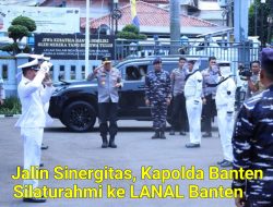 Kapolda Banten Perkuat Sinergi TNI–Polri, Laksanakan Silaturahmi ke Mako Lanal Banten