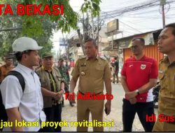 Wali Kota Bekasi Tinjau Proyek Revitalisasi dan Normalisasi Sungai Kayuringin