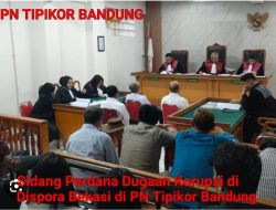 Sidang Perdana Dugaan Korupsi Dispora Bekasi Digelar di PN Tipikor Bandung
