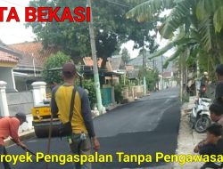Proyek Pengaspalan Komplek Sari Gaperi Jatibening Baru Diduga Tak Transparan, Papan Informasi dan Pengawasan Absen