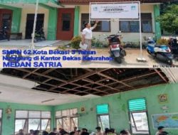 Memprihatinkan USB SMPN 62 Kota Bekasi: Siswa Belajar Lesehan di Tengah Atap Nyaris Ambruk