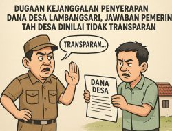 Jawaban Mengambang Pemerintah Desa Lambangsari, Publik Pertanyakan Transparansi Dana Desa