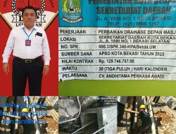 LSM AMAN Bongkar Dugaan Proyek Asal Jadi di Sekretariat Daerah Bekasi: U-Ditch Tanpa Pasir, Tanpa Semen!