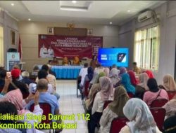 Diskominfostandi Kota Bekasi Sosialisasikan Layanan Darurat Patriot Siaga 112 di Rawalumbu