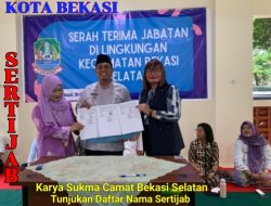 Suasana Khidmat Warnai Sertijab ASN di Kecamatan Bekasi Selatan