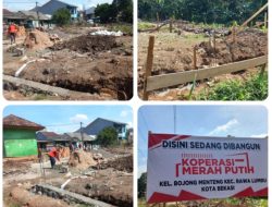 Kantor Koperasi Merah Putih Dibangun di Bawah Tegangan Tinggi PLN, Warga Pertanyakan