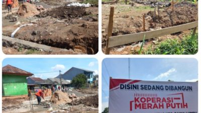 Kantor Koperasi Merah Putih Dibangun di Bawah Tegangan Tinggi PLN, Warga Pertanyakan