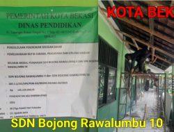 Proyek Pemeliharaan BOSDA Rutin SD Kota Bekasi Dikerjakan Akhir Tahun