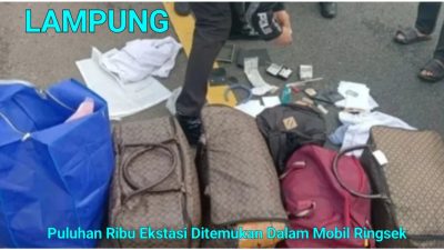 Mobil Ringsek Berisi Puluhan Ribu Pil Ekstasi Ditemukan di Tol Bakter: Polisi Curiga Ada Jaringan Besar Beroperasi