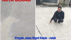 Proyek Rigid Baru Beberapa Hari Selesai Sudah Retak – retak