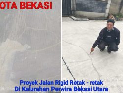 Proyek Rigid Baru Beberapa Hari Selesai Sudah Retak – retak