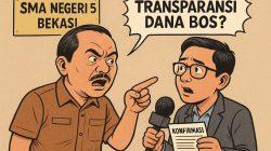 Diduga Tak Mampu Jelaskan Dana BOS, Kepsek SMAN 5 Bekasi Serang Legalitas Media