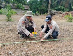 Polsek Bunga Raya Penanaman Jagung Pipit Ketahanan Pangan