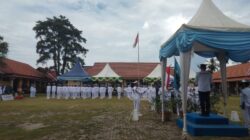 Kepala KSOP Tanjung Buton Lantik Taruna / Taruni Angkatan 23 SMKN Bukit Batu.
