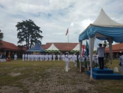 Kepala KSOP Tanjung Buton Lantik Taruna / Taruni Angkatan 23 SMKN Bukit Batu.