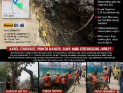 Trotoar Tersandera Kabel Utilitas, Pemkot Bekasi Gagal Menata Kota?