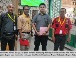 Pengadaan Mebel Dinas Pendidikan Bogor Disorot, Forkorindo Penuhi Klarifikasi di Bidang Pidsus Kejari