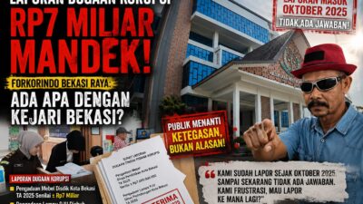 “Keadilan Jangan Jalan di Tempat, Forkorindo Desak Kejari Bekasi Buka Status Laporan Dugaan Korupsi”