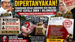 Transparansi Dipertanyakan, Forkorindo Minta Dedi Mulyadi Copot Kepala SMKN 1 Bojonggede Bila Dugaan Terbukti