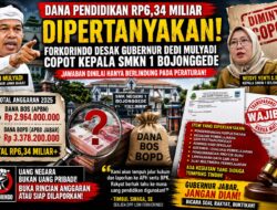 Transparansi Dipertanyakan, Forkorindo Minta Dedi Mulyadi Copot Kepala SMKN 1 Bojonggede Bila Dugaan Terbukti