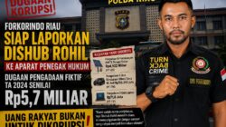 Diduga Pengadaan Fiktif Rp5,7 Miliar di Dishub Rohil, Forkorindo Riau Siapkan Laporan ke Polda Riau