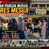 Polres Mesuji Gelar Gerakan Pangan Murah, Ribuan Kilogram Beras SPHP Disalurkan untuk Bantu Warga dan Kendalikan Inflasi