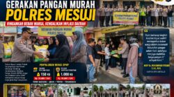 Polres Mesuji Gelar Gerakan Pangan Murah, Ribuan Kilogram Beras SPHP Disalurkan untuk Bantu Warga dan Kendalikan Inflasi