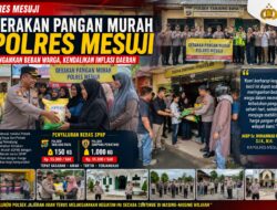 Polres Mesuji Gelar Gerakan Pangan Murah, Ribuan Kilogram Beras SPHP Disalurkan untuk Bantu Warga dan Kendalikan Inflasi