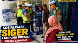 Polres Mesuji Gencarkan Sosialisasi App Siger Presisi, Permudah Masyarakat Sampaikan Laporan Secara Digital