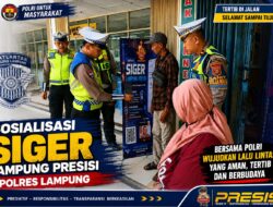 Polres Mesuji Gencarkan Sosialisasi App Siger Presisi, Permudah Masyarakat Sampaikan Laporan Secara Digital
