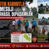Lima Titik Kebakaran Lahan di Mesuji, Polisi Turun Tangan Cegah Api Meluas